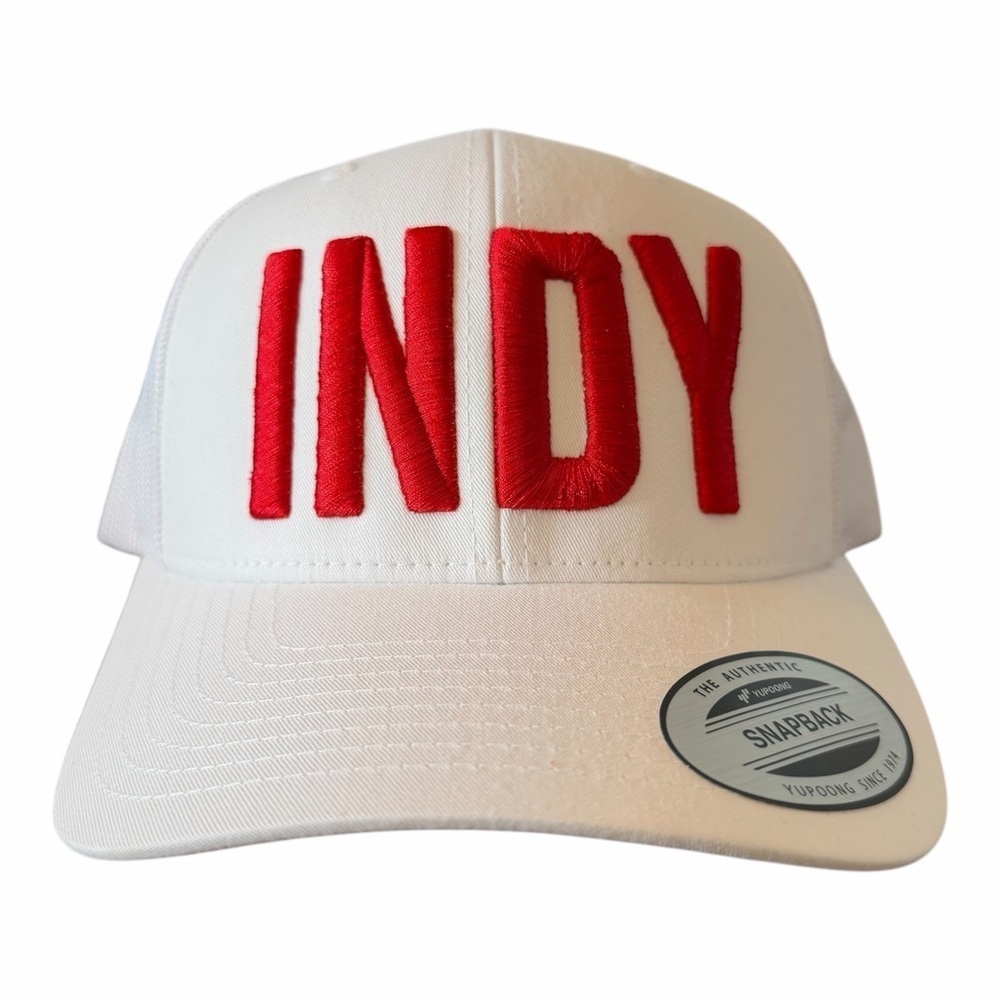 NCAA HOOSIERS “INDY” SNAPBACK TWILL TRUCKER CAP